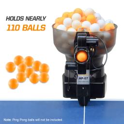 Máquina De Tênis De Mesa Para Treinamento Solo, Robô Ping Pong Ball, Regulação Automática, 40mm - Image 2