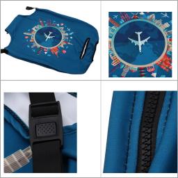 Thicker Travel Suitcase Capa Protetora, Elastic Capa de Poeira, Acessórios para bagagem, Aplicar a 18-32 - Image 6