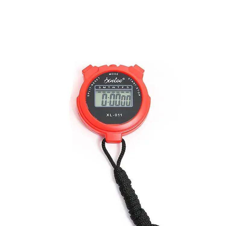 Handheld bolso cronômetro, Professional Digital Sport cronômetro, LCD temporizador Stop Watch, cronômetro - Image 1
