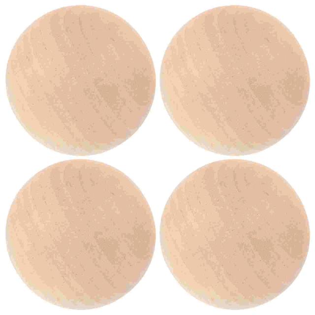 Bolas de Croquet e Petanca de Madeira para Crianças - Conjunto com 4 Peças para Brincadeiras ao Ar Livre