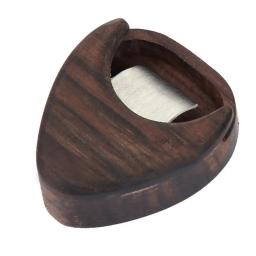 Palhetas de madeira à prova de umidade, caixa de armazenamento Plectrum para músico, fino acabamento, acessório instrumento musical - Image 5