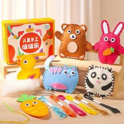 Kit de Costura Iniciante para Crianças, Criação de Animais de Feltro, Arte e Artesanato Incluídos, Meninas, 8 Anos - Image 4