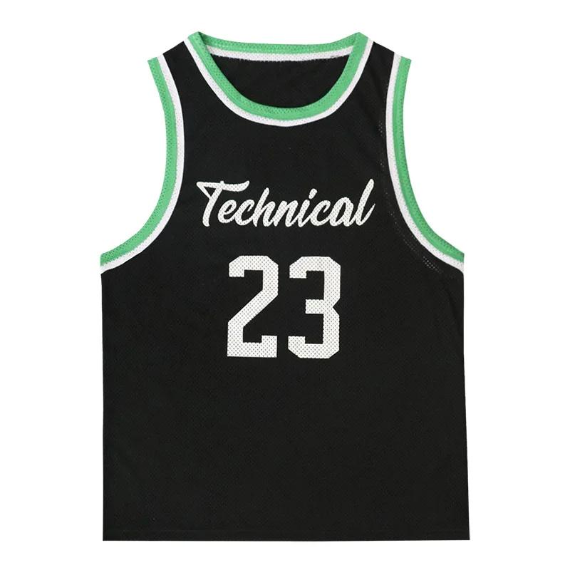 Roupas de basquete de secagem rápida masculina, regata casual, ginásio Fitness, camisa sem mangas, colete de malha, esportes, camiseta de musculação, verão - Image 1