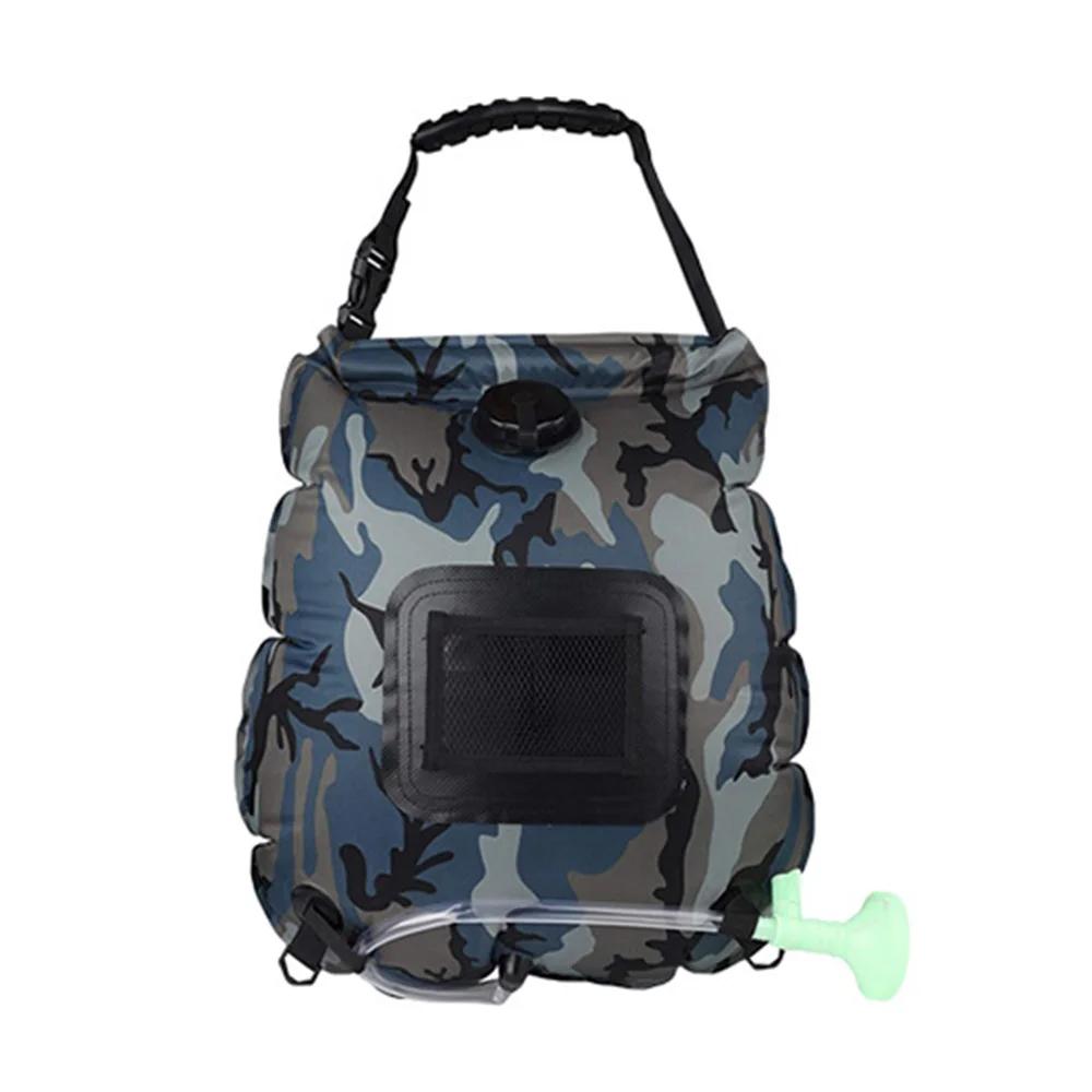 Saco solar portátil do chuveiro para acampar, chuveiro do acampamento, viajar ao ar livre, 20L - Image 1