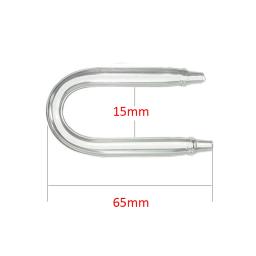 U Em Forma De Vidro Tubo Bend para Aquário, CO2 Difusor, CO2 Equipamentos, Bomba De Água Do Tanque De Peixes, Conector Tubo De Conexão, Pet fornecimentos, 1Pc - Image 2