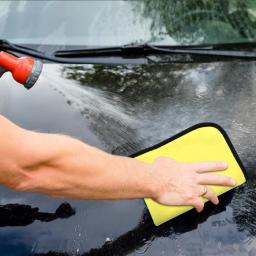 1 pçs toalha de limpeza de microfibra panos de limpeza de carro detalhando profissional secagem de carro toalha de microfibra ferramenta de manutenção de lavagem de carro - Image 6