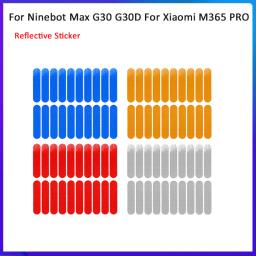 Conjunto de adesivos refletivos para scooter elétrica universal, para xiaomi m365 pro, ninebot max g30 g30d, decoração, aviso de segurança de direção - Image 6