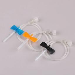 Veia estéril descartável do couro cabeludo conjunto com asas duplas para infusão, Pet Butterfly Needle - Image 2