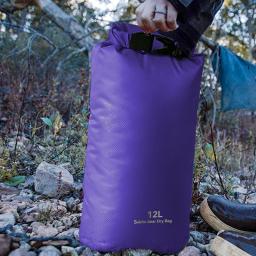 Saco seco impermeável para caiaque, natação, trekking, canoagem, ginásio flutuante sacos, acessórios de praia, rafting saco, 3L, 5L, 12L, 20L, 35L, 1pc - Image 4