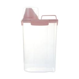 Recipiente armazenamento alimentos para animais estimação hermético pequeno recipiente comida para cães com - Image 4