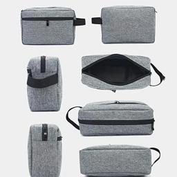 Bolsa de higiene pessoal impermeável para homens e mulheres Estojo cosmético de grande capacidade Bolsa de viagem portátil Beauty Wash Pouch - Image 3