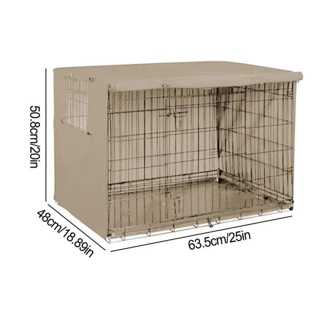 Capa Impermeável e Windproof para Cães em Canil, Ajuste Universal para Uso Interno e Externo, Acessórios de Proteção para Pets