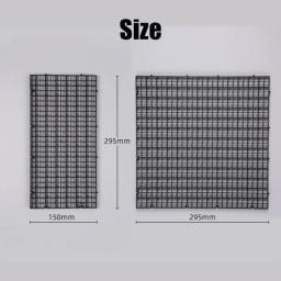 Acessórios para aquário Transparente Acrílico Suporte Suporte Anti-salto Net Fish Tank Cover Grid Bottom Isolation Plate - Image 6
