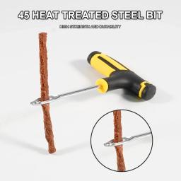 Tubeless Tire Repair Rubber Strips Kit, cola selos para carro, motocicleta, bicicleta pneu Puncture Reparação, Studding, 100 pcs, 5pcs - Image 3