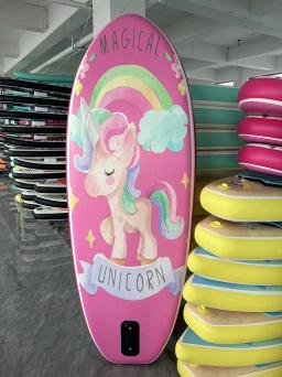 Prancha de surf SUP infantil, prancha de remo inflável, prancha de surf ajustável para crianças, acessórios de moda, 215 cm, 2023 - Image 2