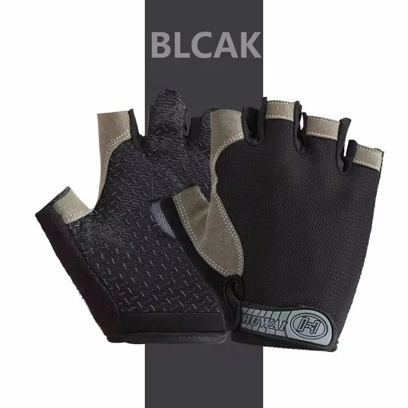 Luvas táticas para homens e mulheres, meio dedo, montanhismo ao ar livre e ciclismo, resistentes ao desgaste, luvas de equitação respiráveis - Image 1