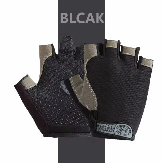 Luvas Táticas Meio Dedo para Ciclismo e Montanhismo - Resistentes e Respiráveis