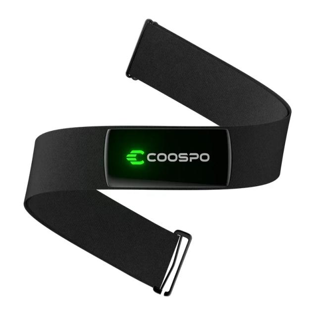 Monitor de Frequência Cardíaca Recarregável COOSPO com Conectividade BT5.0 e ANT Plus para Ciclismo e Fitness, Compatível com Garmin, Wahoo e Zwift
