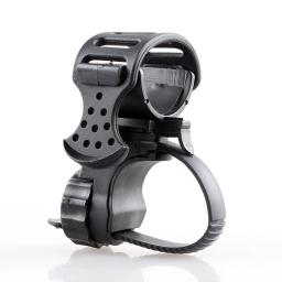 Bicicleta guidão luz suporte, lanterna lâmpada titular, Quick Release tocha, montar acessórios, rotação de 360 graus - Image 1