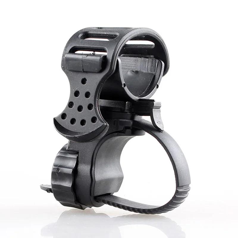 Bicicleta guidão luz suporte, lanterna lâmpada titular, Quick Release tocha, montar acessórios, rotação de 360 graus - Image 1