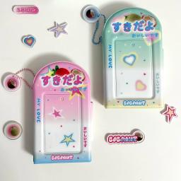 Livro Kawaii Mini Colete com Chaveiro, Álbum de Fotos, Bolsa Titular, Pasta 3 ", Bolso 28, Ídolo - Image 3