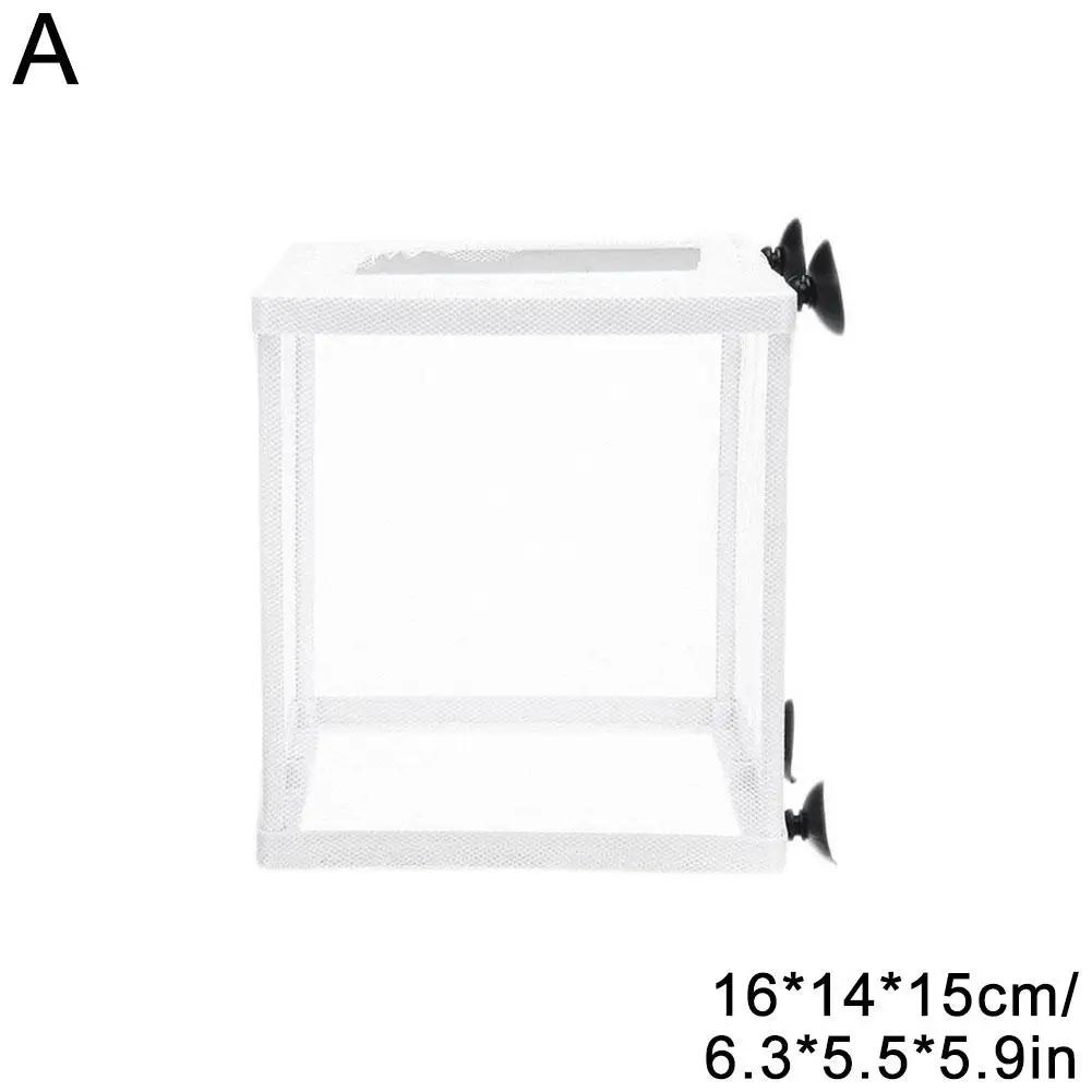 Aquário Isolamento Box, Fish Incubatório Net, Fish Breeding, Isolamento Ventosa, Acessório Caixa Fixa, Peixe Cuidados Suprimentos - Image 1