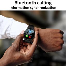Xiaomi-Relógio Inteligente Bluetooth Inteligente para Homens e Mulheres, Pulseira de Fitness com Frequência Cardíaca, IOS e Android - Image 3