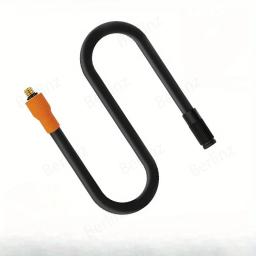 Tubo de inflação de extensão de rosca m6, válvula de pneu padrão com dentes finos, adequado para bomba de ar integrada de rosca m6 - Image 1