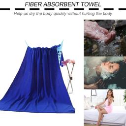 Ultra Microfiber Absorvente Toalha De Banho De Secagem Rápida, Toalha De Praia, Roupa De Banho, Cabelo, Esportes, Roupão De Fitness, 70x140cm - Image 3