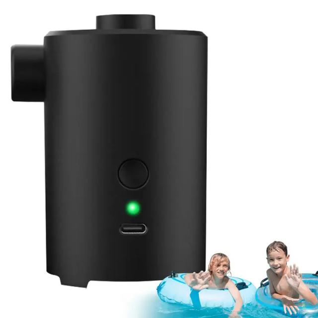 Bomba de Ar Elétrica Portátil e Impermeável para Colchões, Tendass e Anéis de Natação