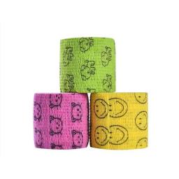 Atadura elástica autoadesiva médica 5cm x 4.8m para cães gatos pet esportes envoltório fita dedo joint joelho kit de primeiros socorros pet fita - Image 2