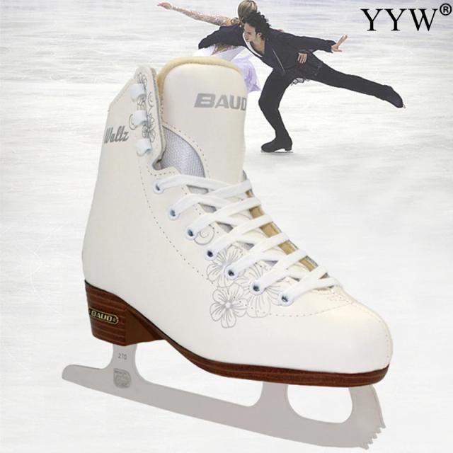 Sapatos de Patinação no Gelo para Crianças: Tênis Juvenil Confortáveis e Quentes para Inverno com Lâmina para Ao Ar Livre
