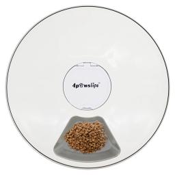 Dispensador elétrico automático do alimento seco para o animal de estimação, alimentador redondo do sincronismo, 6 refeições, 6 grades, 24 horas, fontes do gato e do cão - Image 5
