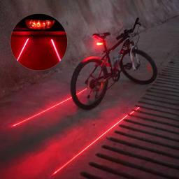 Impermeável levou luz traseira para bicicleta, iluminação led, flash, segurança, aviso, ciclismo, mtb acessórios - Image 1