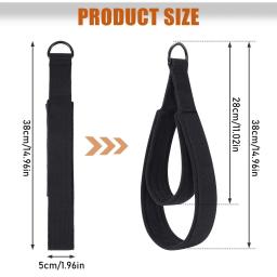 2 tiras de laço duplo para pilates, tiras de anéis d reformadores, equipamento de exercício de academia para treino fitness, treinamento central, ginástica - Image 6