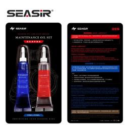 Seasir graxa protetora (20ml) + óleo lubrificante para carretel de pesca rolamento manutenção óleo ferramenta de pesca (20ml x 2 peças) - Image 6