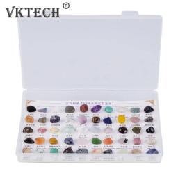Amostra Mineral Irregular Multifuncional, Geologia Colorida Rocha Espécime, Gemas Naturais e Jades, Primeira Apreciação, 50Pcs por Caixa - Image 2