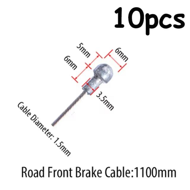 Mimilon Cabo de Aço Inoxidável para Bicicleta - Câmbio e Freio - 2100mm