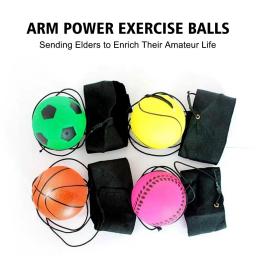 Return Sponge Rubber Hand Ball, Exercícios de Jogo, Saltando, Elástico, Sport On, Nylon String, Crianças, Crianças, Brinquedo ao ar livre - Image 3