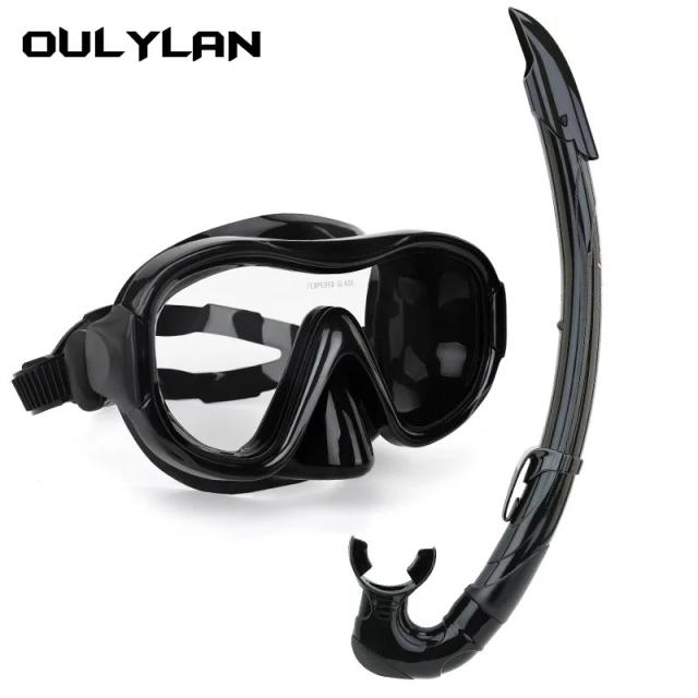 Conjunto Profissional de Snorkeling para Adultos com Óculos Antivapor e Saia de Silicone