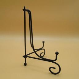 Artesanato Preto Suporte Titular Do Livro, Metal Tigela Placas, Placa Rack, Picture Art Frame, Pedestal Display Stand, Home Decor Suprimentos - Image 2