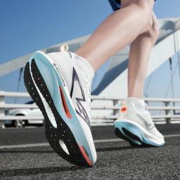 Tênis de corrida placa carbono especialidade maratona esportes masculinos respirável leve feminino confortável atlético antiderrapante tênis - Image 4