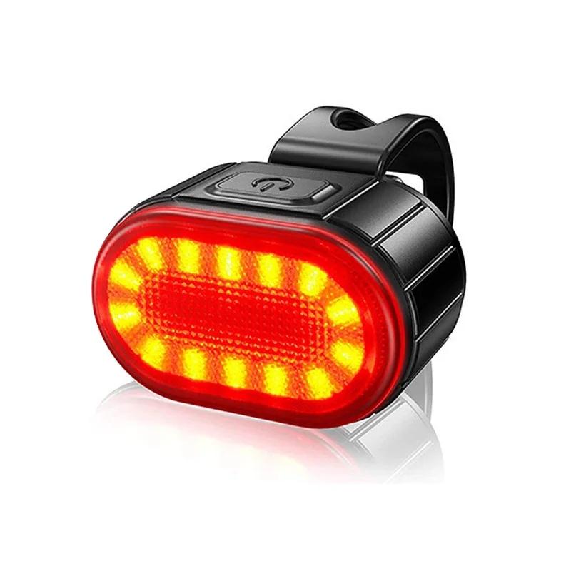 LED USB recarregável luzes de bicicleta, lâmpada de bicicleta, impermeável, frente e verso, iluminação de bicicleta, farol, lanterna traseira - Image 1