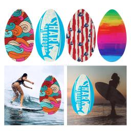 Skimboard para adultos e crianças, tábua de madeira ao ar livre, Deck Performance, esportes ao ar livre, adultos, 3 tamanhos - Image 1