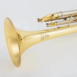 Fabricado no Japão qualidade 8345 Bb Trompete B Latão plano banhado a prata Trompete profissional Instrumentos musicais com estojo de couro - Image 3