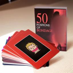 Jogo de cartas para adulto, 50 tipos de baralho de pôquer, Play Bedroom Commands, Dia dos Namorados, Festa de casais, Naughty Gift - Image 1