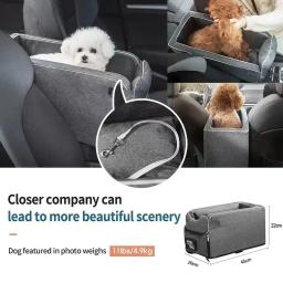 Portátil Car Segurança Pet Seat Dog Bed, Controle Central de Transporte, Dog Carrier Protector, Segurança Travel Bag, Cães Acessórios - Image 1