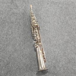 Saxofone soprano Niquelar chapeamento, bocal palhetas, pescoço, chapeamento Mark VI, B-bemol, feito em França, alta qualidade - Image 1