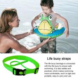 Nadar cintos de treinamento lifebuoy cinta cinto de natação bóia webbing para inflável natação boia tow float airbag - Image 6