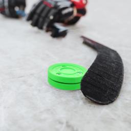 Disco de hóquei de treinamento de plástico, disco de hóquei no gelo, fornecimento esportivo de hóquei no gelo, acessório de bola de treinamento multifuncional - Image 4